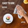 SunVara's beeswax with natural and orange scents.