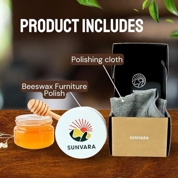 SunVara's beeswax single can presentation