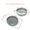 Honey strainer with non-removable extendable arms for 5-gallon buckets