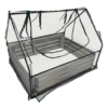 SunVara's galvanized raised garden bed with cover