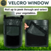 SunVara potato growing bag with velcro window