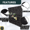 Features of a vertical gardening planter