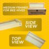 Medium sized deep beehive frames kit