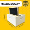 SunVara white pine bee box large size