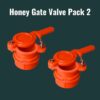 Honey gate valve for 5 gallons honeybuckets
